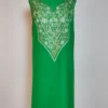 2pc Cotton Summer Cool Kashmiri Unstiched Suit Pamposh wth Aari Work