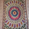 Kashmiri Handmade Wall Hanging Zarbaft with Silk Chain Stitch Embroidery | 3×2