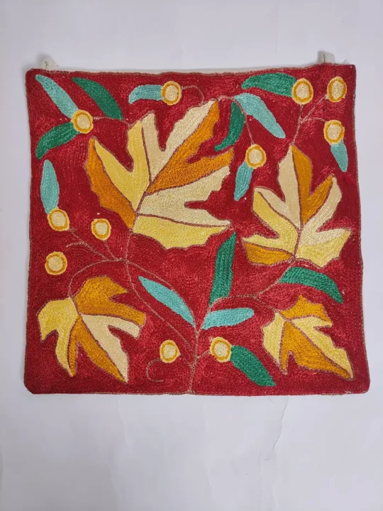 Set of 2 - Kashmiri Handmade Wall Hanging with Silk Chain Stitch Embroidery | 1 ft