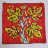 Kashmiri Wall Hanging with Silk Chain Stitch Hand Embroidery | 1 ft | Set of 2