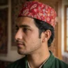 Kashmiri Omar Red Kani Cap