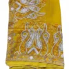 Yellow Naheed Georgette Saree with Aari Work