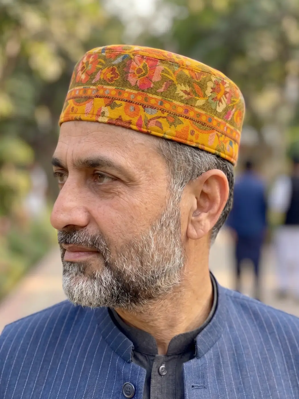 Mustard Classic Omar Kashmiri Kani Cap