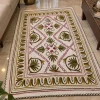 6x4 feet Kashmiri Pure Wool Namda Zameen-e-Noor | Hand Aari Embroidery