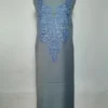 2pc Grey Suit in Summer Cool Cotton with Naheed Hand Aari Work