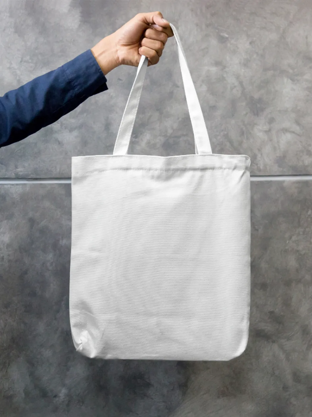 Kashmir Tulip Canvas Tote Bag – Minimal Floral Art - Image 2