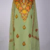 Tea Green Kashmiri 3pc Suit in Georgette with Firoz Aari Work