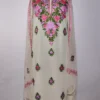 White Kashmiri 3pc Suit in Georgette with Aari Embroidery Hayat