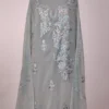 Kashmiri Grey 3pc Suit in Georgette with Sakeen  Aari Embroidery