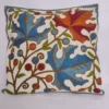 16 x 16 | Set of 2 Cotton Cushion Cover with Kashmiri Crewel Embroidery