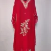 Sabiha Kashmiri Red Georgette Kaftan | Aari Embroidery