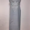 Kashmiri 2pc Suit in Grey Summer Cool Cotton with Hand Aari Embroidery - Aroosh
