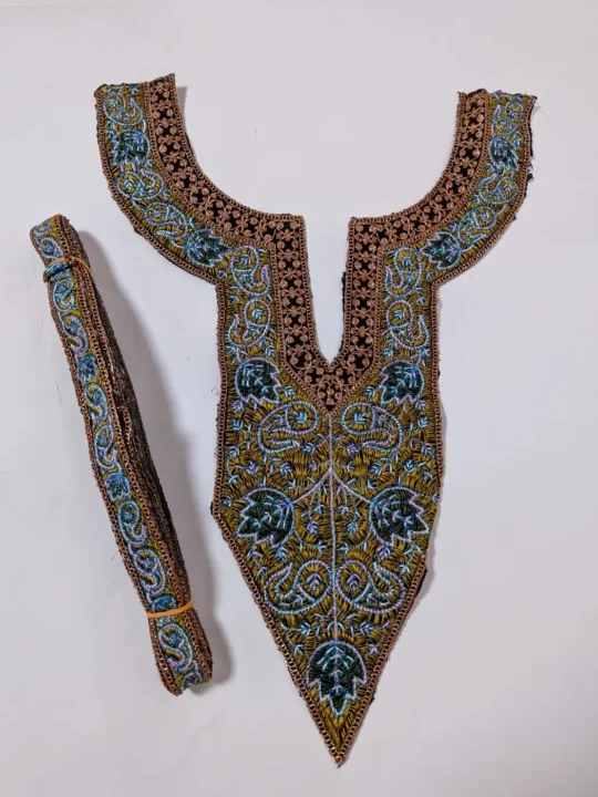 Patch in Black with Lace | Sozni and Tilla Embroidery - Shayana