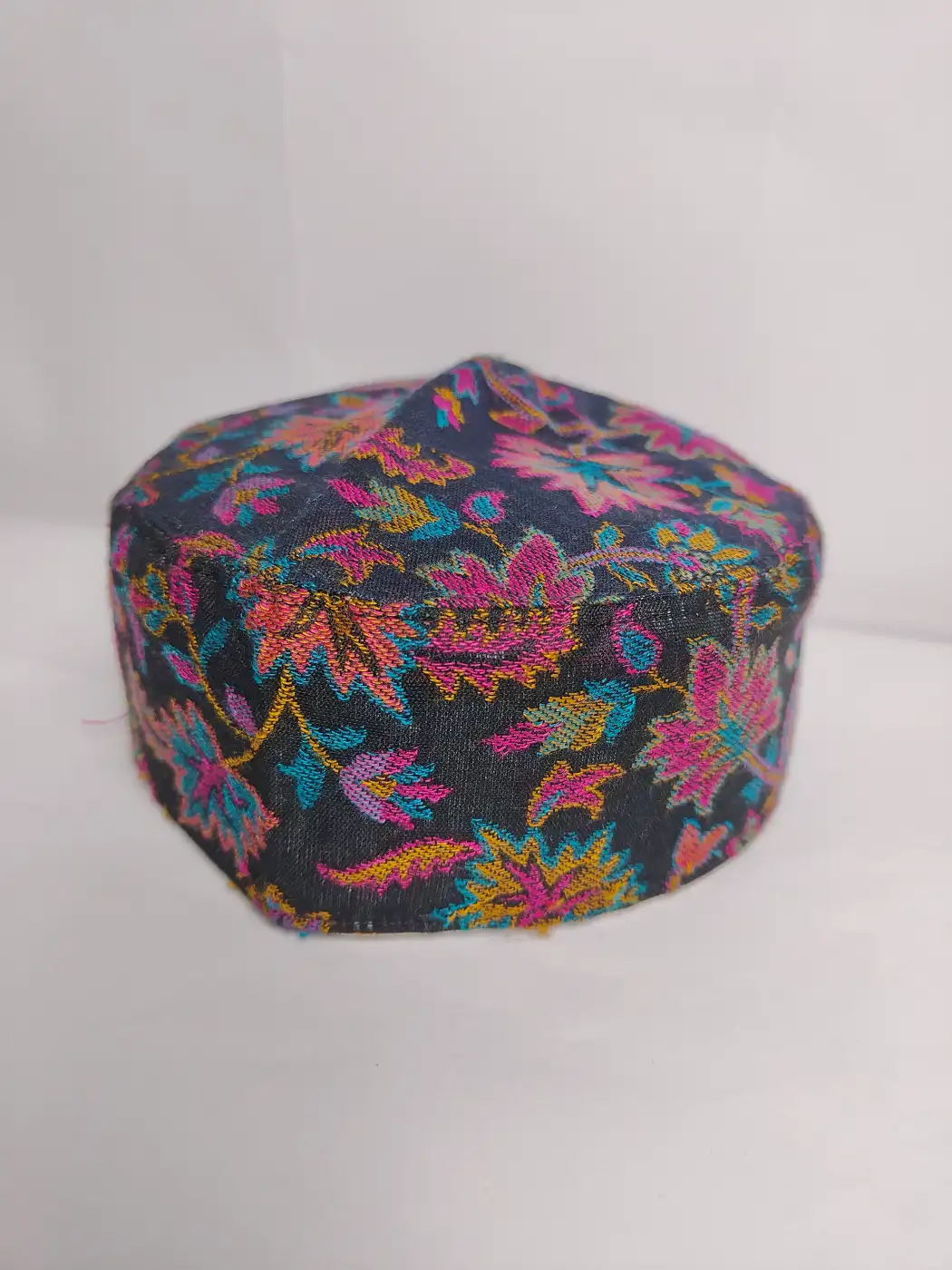 Black Classic Kashmiri Kani Cap