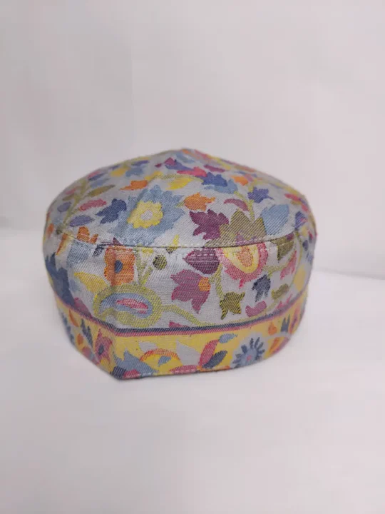 Arabshah Grey Kashmiri Kani Cap for Gents