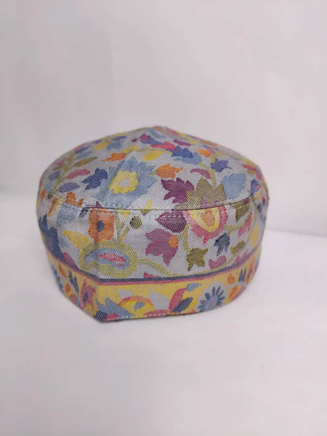 Arabshah Grey Kashmiri Kani Cap for Gents