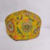 Kashmiri Kani Cap in Mustard - Akhtaruzzaman