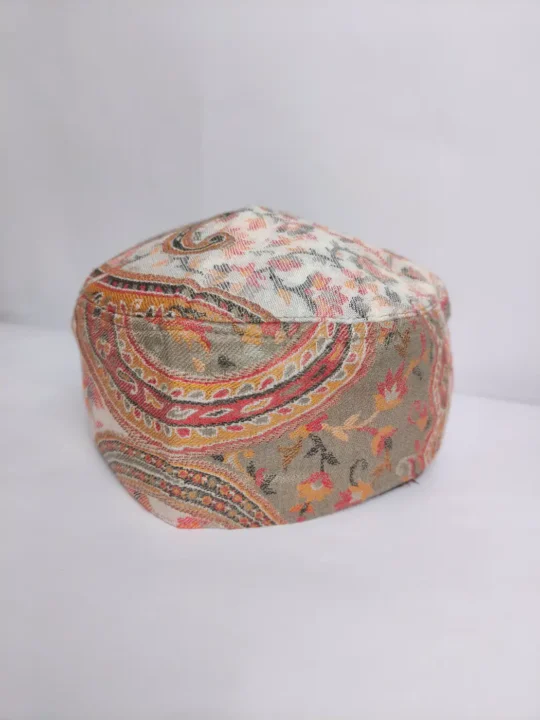 Alamgir Hashmi Kashmiri Lightweight Kani Cap in White