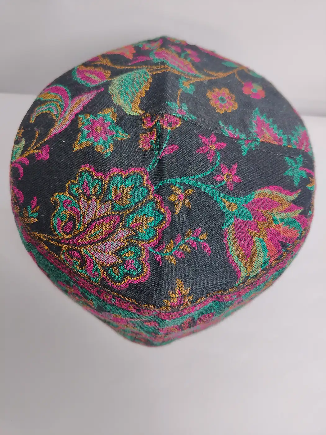 Black Kashmiri Unique Kani Cap | Azizul Haque - Image 2