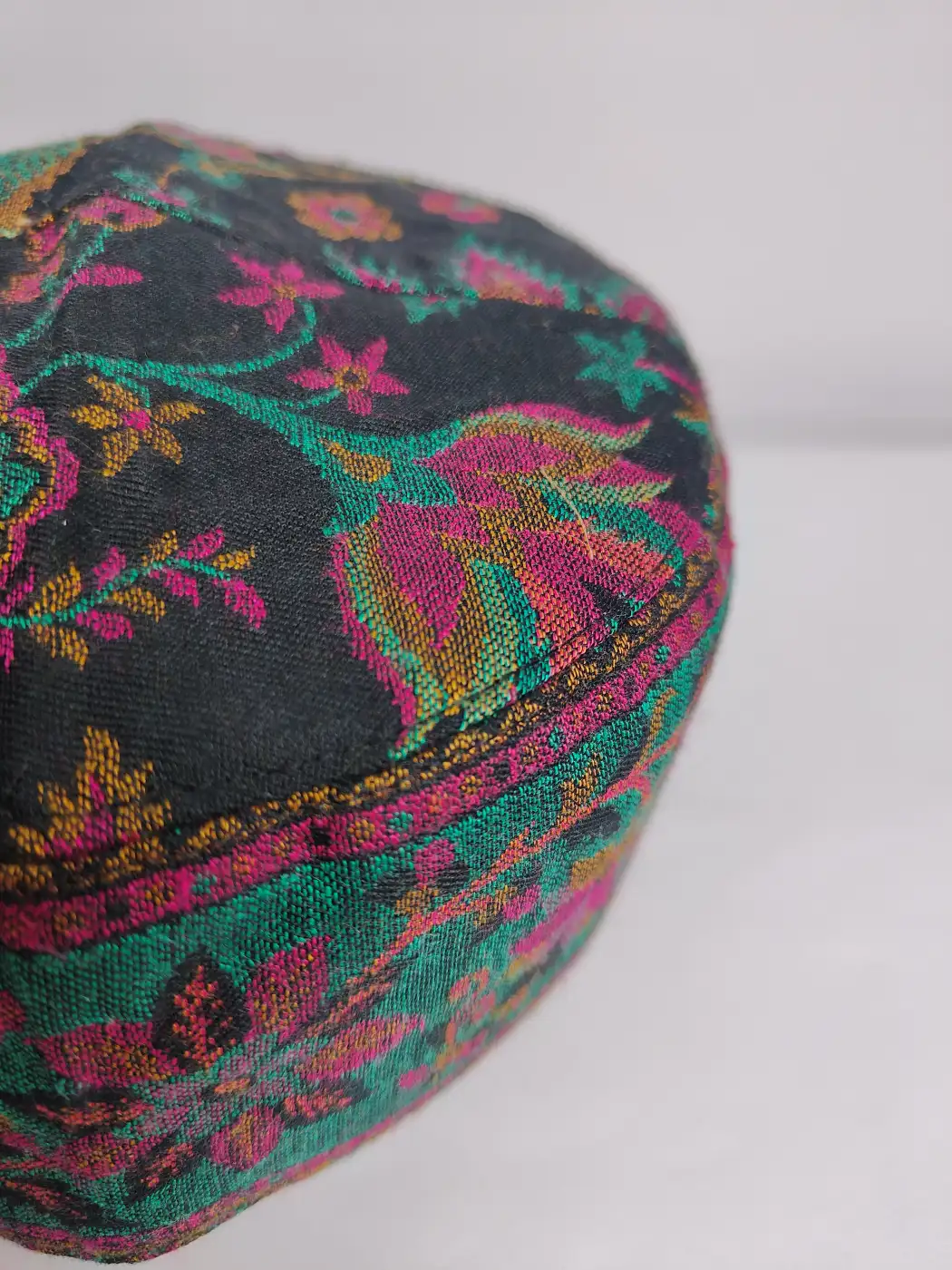 Black Kashmiri Unique Kani Cap | Azizul Haque - Image 3