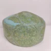 Pashmina Kashmiri Sea Green Cap with Jafar Hand Sozni Embroidery