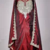 3pc Silk Wine Kashmiri Unstitched Suit with Botte Tilla Embroidery
