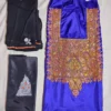Dilshad Kashmiri 3pc Silk Unstitched Suit with Botte Tilla Embroidery