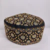 Hand Sozni Work Stylish Green Cap from Kashmir | Ibn al-Nafis