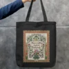Rumi Quote Canvas Tote Bag – Chinar and Tulip Art Inspired by Gyawun