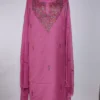 Gulrez Kashmiri 3pc Suit in Light Purple Cotton with Hand Sozni Paper Machie Embroidery