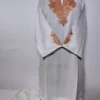 Botte Tilla Work White Co-ord Set in Summer Cool Cotton from Kashmir Nighat