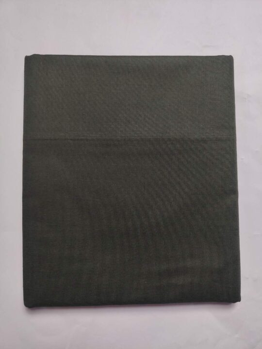 Nazakat Brownish Green Mens Unstitched Fabric in Check Pure Linen Cotton