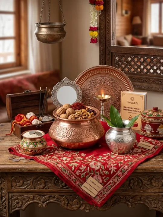 Kashmiri Pandit Wedding Essentials Set | Traditional Kashmiri Wedding Collection