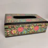 Rangaafreen Kashmiri Tissue Box with Floral Paper Machie Work