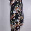 Kashmiri Black Georgette Saree with Aari Work