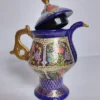 Kashmiri Dark Blue Decor Samavar in Paper Mache