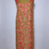 Kashmiri 2pc Light Green Suit in Crush Cotton Afreen with Chinari Aari Embroidery