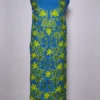 Blue 2pc Kashmiri Suit in Cheshm-i-noor Crush Cotton Bahaar with Chinari Aari Embroidery