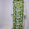 Gulnar Kashmiri Kurti Set in Cream Crush Cotton with Chinari Aari Embroidery