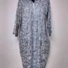 Kashmiri Grey Shrug in Georgette Mah-e-Bahar with All-over Aari Embroidery