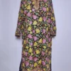 Mahirzadi Kashmiri Long Kurti in Black Georgette with Chinari Aari Embroidery