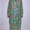 Hoorain Kashmiri Long Kurti in Green Georgette with Chinari Aari Embroidery