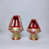 Set of 2 Kashmiri Kangri in White with Paper Machie