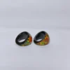 Kashmiri Pair of Ring with Floral Paper Machie