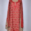 Beige Kashmiri 3pc Suit in Georgette with Heavy Aari Embroidery Gulnar
