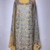 Zeenat Kashmiri Peach Colour 3pc Suit in Georgette with Aari Embroidery
