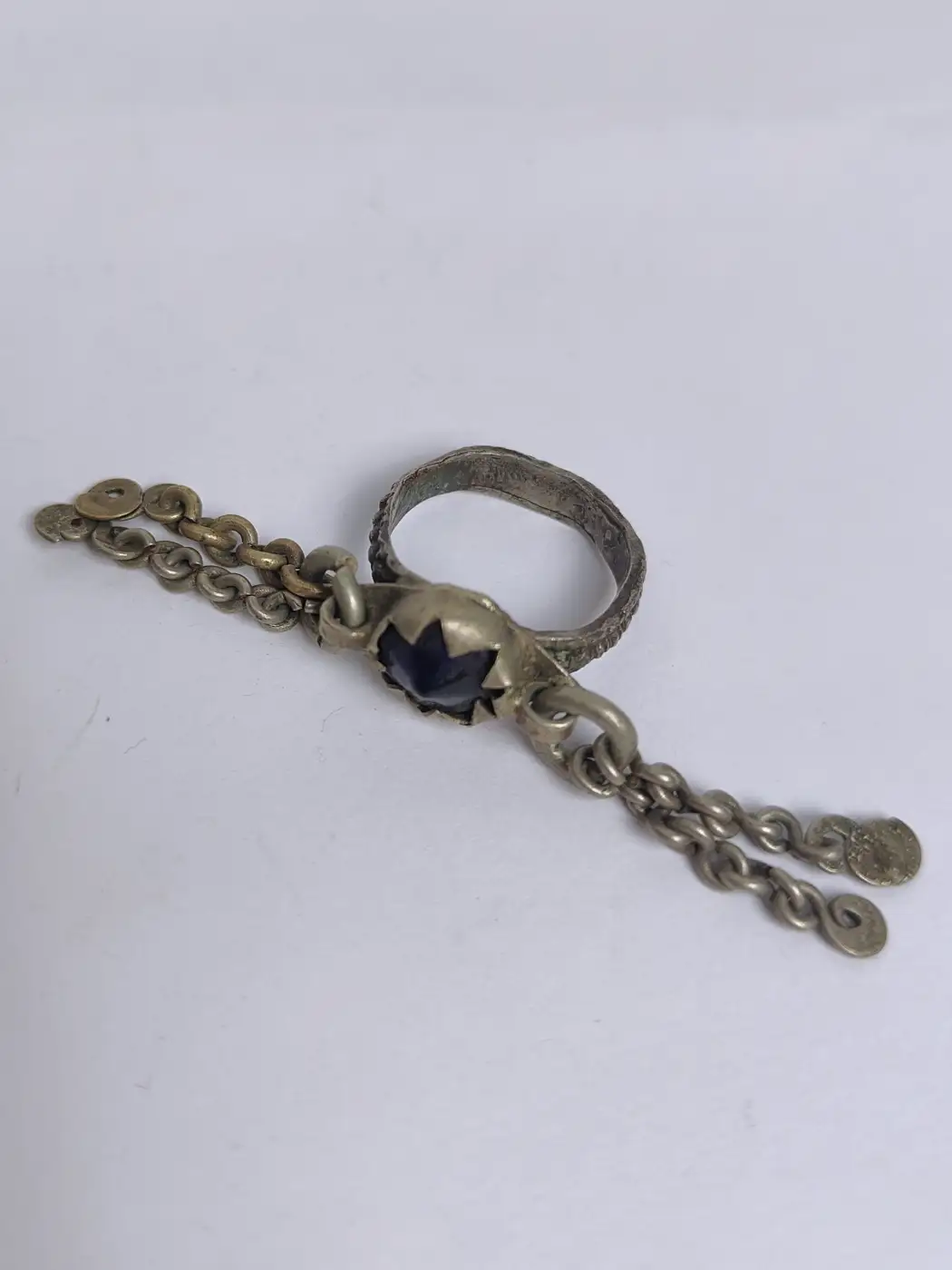 Kashmiri Vintage Ring in Silver Razdan - Image 2