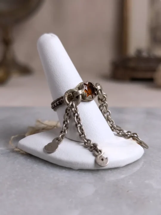 Mahrish Kashmiri Vintage Ring in Silver