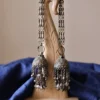 Traditional Kashmiri Over-the-Head Heritage Kanavaji | Handmade Long Earrings