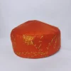 Orange Kashmiri Cap with Habib Hand Sozni Embroidery